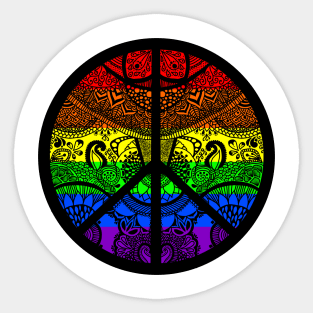 Peace Pride Sticker